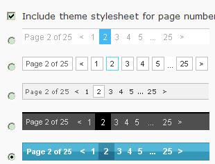 WP Page Numbers style