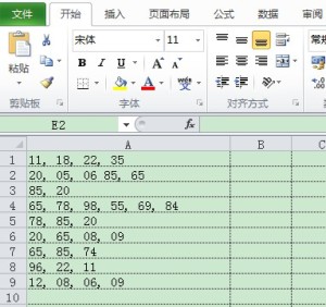 data number excel