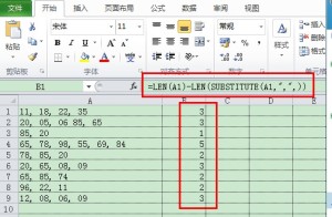 len excel