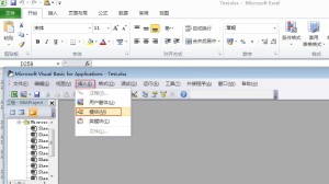 excel insert module